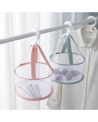 Makeup Brushes Drying Stand Holder Makeup Puff Drying Basket Sponge Holder Storage Net Rack